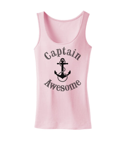 captain Awesome Funny Womens Tank Top-Womens Tank Tops-TooLoud-SoftPink-X-Small-Davson Sales