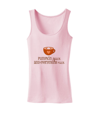 Pumpkin Spice and Everything Nice Womens Tank Top-Womens Tank Tops-TooLoud-SoftPink-X-Small-Davson Sales