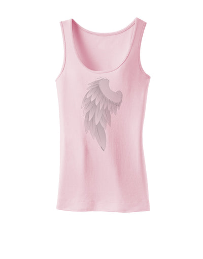 Single Left Angel Wing Design - Couples Womens Tank Top-Womens Tank Tops-TooLoud-SoftPink-X-Small-Davson Sales