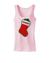 Naughty Coal Cute Christmas Stocking Womens Tank Top-Womens Tank Tops-TooLoud-SoftPink-X-Small-Davson Sales