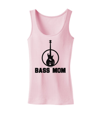 Bass Mom - Mother's Day Design Womens Tank Top-Womens Tank Tops-TooLoud-SoftPink-X-Small-Davson Sales