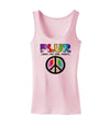 PLUR Rainbow Womens Tank Top-Womens Tank Tops-TooLoud-SoftPink-X-Small-Davson Sales