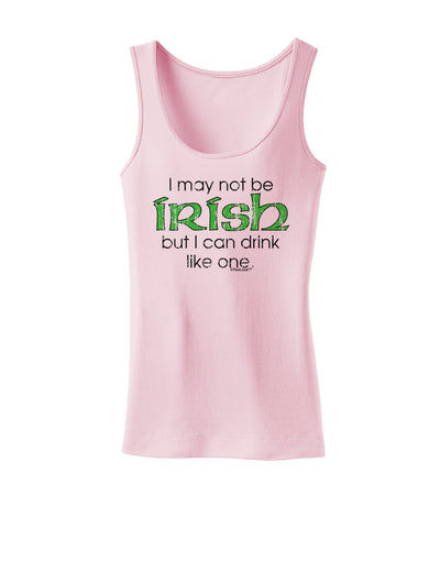 I May Not Be Irish Distressed Text Womens Tank Top by TooLoud-Womens Tank Tops-TooLoud-SoftPink-X-Small-Davson Sales