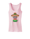 Cat with Sombrero and Poncho Womens Tank Top by TooLoud-Womens Tank Tops-TooLoud-SoftPink-X-Small-Davson Sales