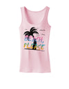 Beach Please - Summer Colors with Palm Trees Womens Tank Top-Womens Tank Tops-TooLoud-SoftPink-X-Small-Davson Sales