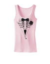 Skeleton Tuxedo Halloween Womens Tank Top-Womens Tank Tops-TooLoud-SoftPink-X-Small-Davson Sales