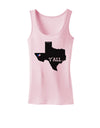 Texas State Y'all Design with Flag Heart Womens Tank Top by TooLoud-Womens Tank Tops-TooLoud-SoftPink-X-Small-Davson Sales