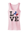 Texas Love Distressed Design Womens Tank Top by TooLoud-Womens Tank Tops-TooLoud-SoftPink-X-Small-Davson Sales