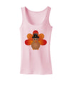 Cute Pilgrim Turkey Thanksgiving Womens Tank Top-Womens Tank Tops-TooLoud-SoftPink-X-Small-Davson Sales