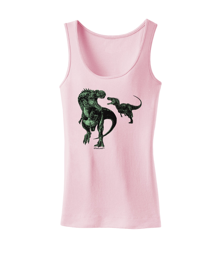 Jurassic Dinosaur Design 1 Womens Tank Top by TooLoud-Womens Tank Tops-TooLoud-White-X-Small-Davson Sales