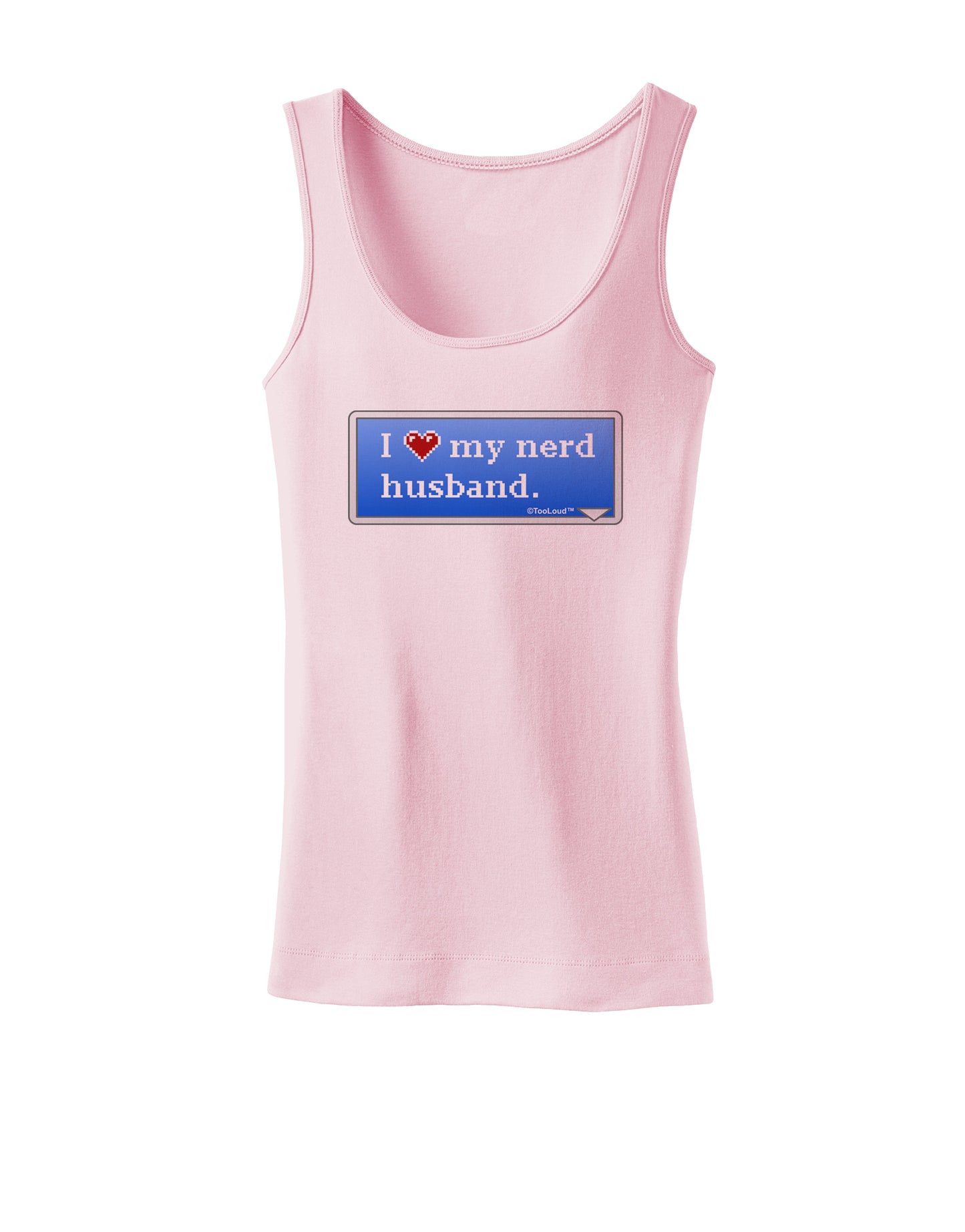 I Heart My Nerd Husband - Retro Womens Tank Top by TooLoud-Womens Tank Tops-TooLoud-SoftPink-X-Small-Davson Sales