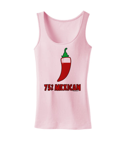 Seventy-Five Percent Mexican Womens Tank Top-Womens Tank Tops-TooLoud-SoftPink-X-Small-Davson Sales