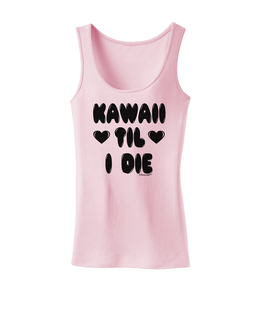 Kawaii Til I Die - Design Womens Tank Top by TooLoud-Womens Tank Tops-TooLoud-White-X-Small-Davson Sales