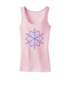 Snowflake Star Christmas Womens Tank Top-Womens Tank Tops-TooLoud-SoftPink-X-Small-Davson Sales