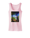 TooLoud Tropical Skyline Womens Tank Top-Womens Tank Tops-TooLoud-SoftPink-X-Small-Davson Sales