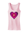 Water Droplet Heart Magenta Womens Tank Top by TooLoud-Womens Tank Tops-TooLoud-SoftPink-X-Small-Davson Sales