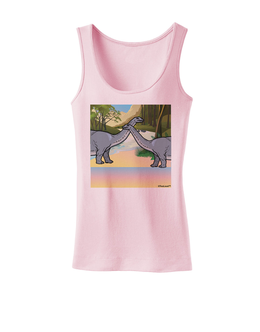 Diplodocus Longus - Without Name Womens Tank Top-Womens Tank Tops-TooLoud-White-X-Small-Davson Sales