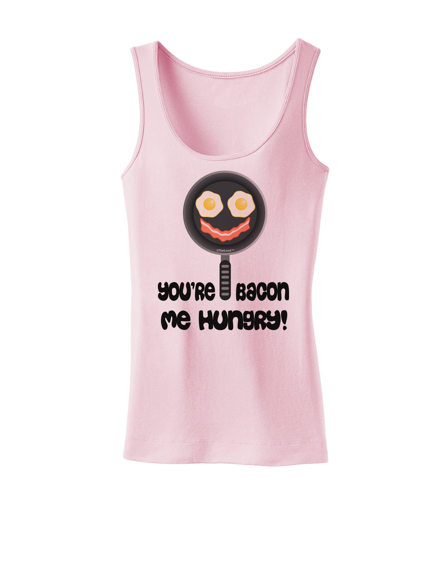 You're Bacon Me Hungry Womens Tank Top by TooLoud-Womens Tank Tops-TooLoud-White-X-Small-Davson Sales