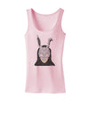 Scary Buny Face Watercolor Womens Tank Top-Womens Tank Tops-TooLoud-SoftPink-X-Small-Davson Sales