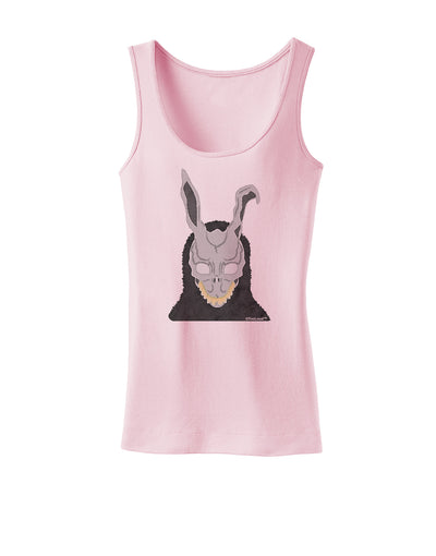 Scary Buny Face Watercolor Womens Tank Top-Womens Tank Tops-TooLoud-SoftPink-X-Small-Davson Sales