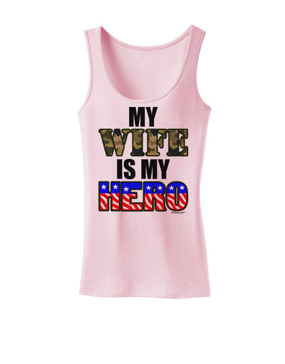 My Wife is My Hero - Armed Forces Womens Tank Top by TooLoud-Womens Tank Tops-TooLoud-SoftPink-X-Small-Davson Sales