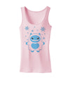 Cute Abominable Snowman Boy Yeti - Christmas Womens Tank Top-Womens Tank Tops-TooLoud-SoftPink-X-Small-Davson Sales