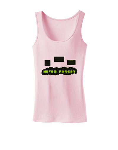 Never Forget Retro 80's Funny Womens Petite Tank Top by TooLoud-Mens T-Shirt-TooLoud-SoftPink-X-Small-Davson Sales