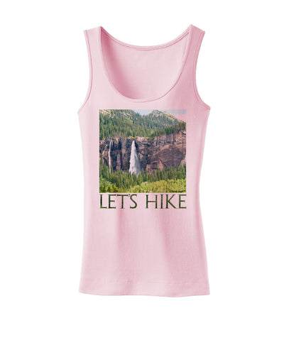 Beautiful Cliffs - Lets Hike Womens Tank Top by-Womens Tank Tops-TooLoud-SoftPink-X-Small-Davson Sales