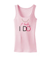 I Said I Do - Bride Womens Petite Tank Top-TooLoud-SoftPink-X-Small-Davson Sales