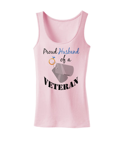 Husband of Veteran Womens Tank Top-Womens Tank Tops-TooLoud-SoftPink-X-Small-Davson Sales