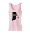 Rhode Island - United States Shape Womens Tank Top by TooLoud-Womens Tank Tops-TooLoud-SoftPink-X-Small-Davson Sales