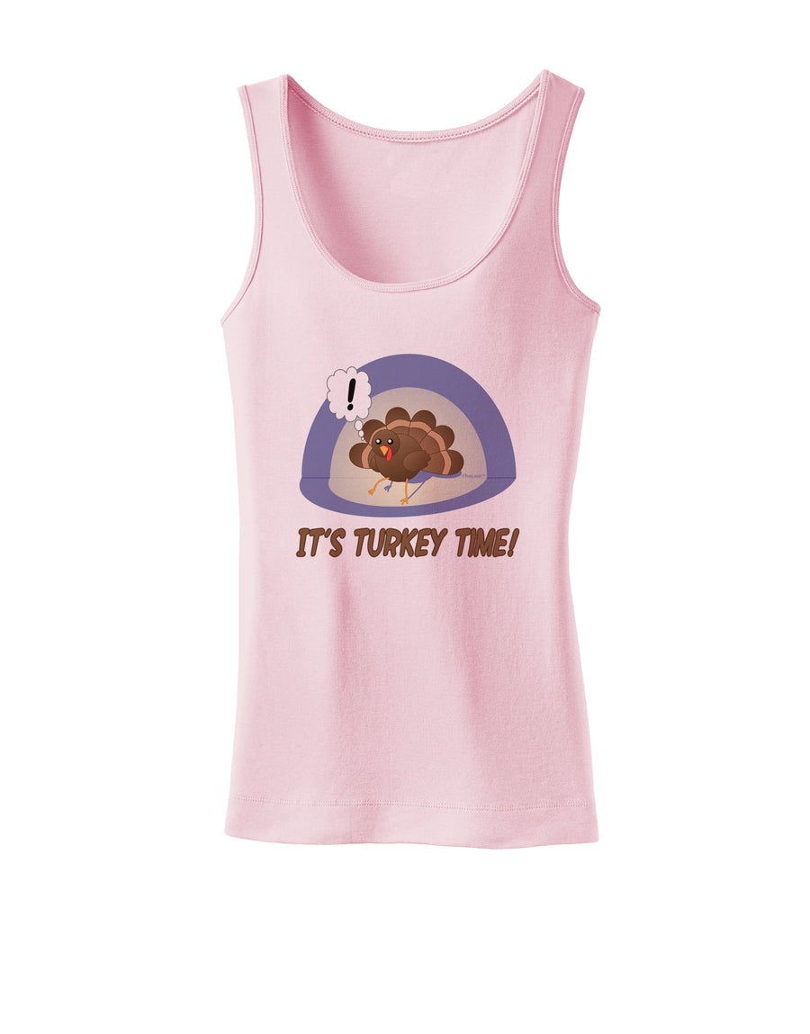 Escaping Turkey - Turkey Time Funny Womens Tank Top-Womens Tank Tops-TooLoud-White-X-Small-Davson Sales