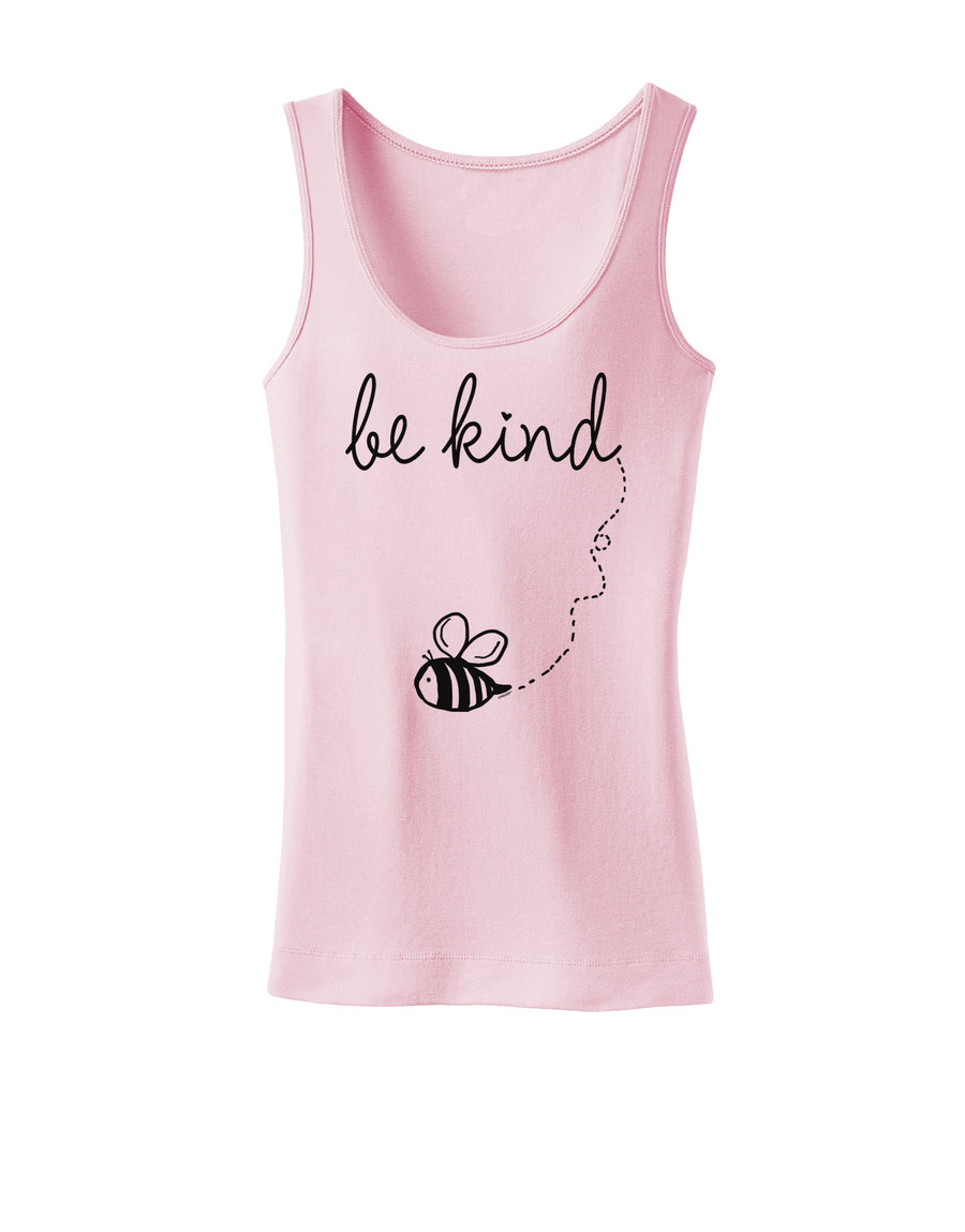 TooLoud Be Kind Womens Petite Tank Top-Womens Tank Tops-TooLoud-White-X-Small-Davson Sales