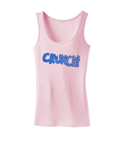 Onomatopoeia CRUNCH Womens Tank Top-Womens Tank Tops-TooLoud-SoftPink-X-Small-Davson Sales