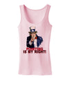 Uncle Sam Pointing is my Right Womens Tank Top-Womens Tank Tops-TooLoud-SoftPink-X-Small-Davson Sales