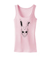 Scary Face Bunny White Womens Tank Top-Womens Tank Tops-TooLoud-SoftPink-X-Small-Davson Sales