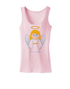 Cute Christmas Angel Girl Womens Tank Top-Womens Tank Tops-TooLoud-SoftPink-X-Small-Davson Sales