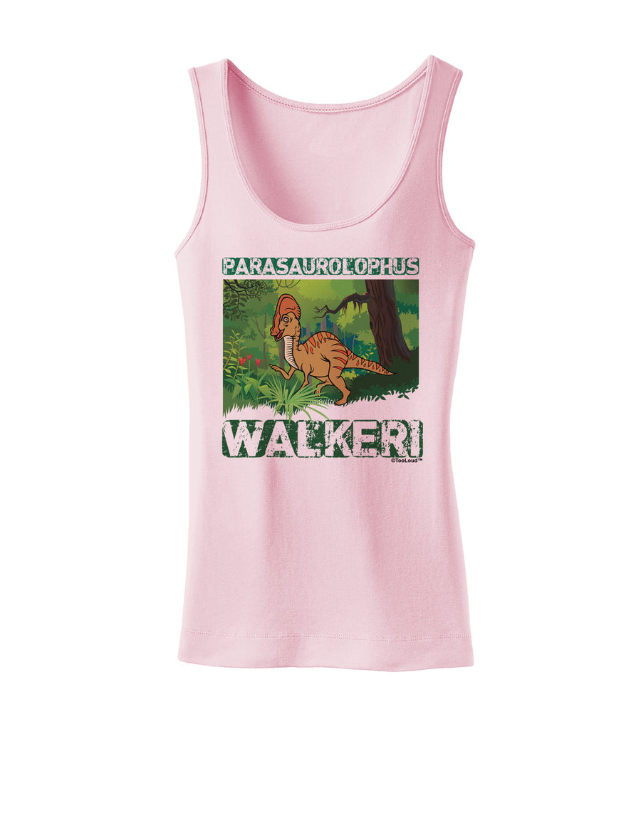 Parasaurolophus Walkeri - With Name Womens Tank Top-Womens Tank Tops-TooLoud-White-X-Small-Davson Sales