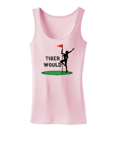 Tiger Would Womens Tank Top-Womens Tank Tops-TooLoud-SoftPink-X-Small-Davson Sales