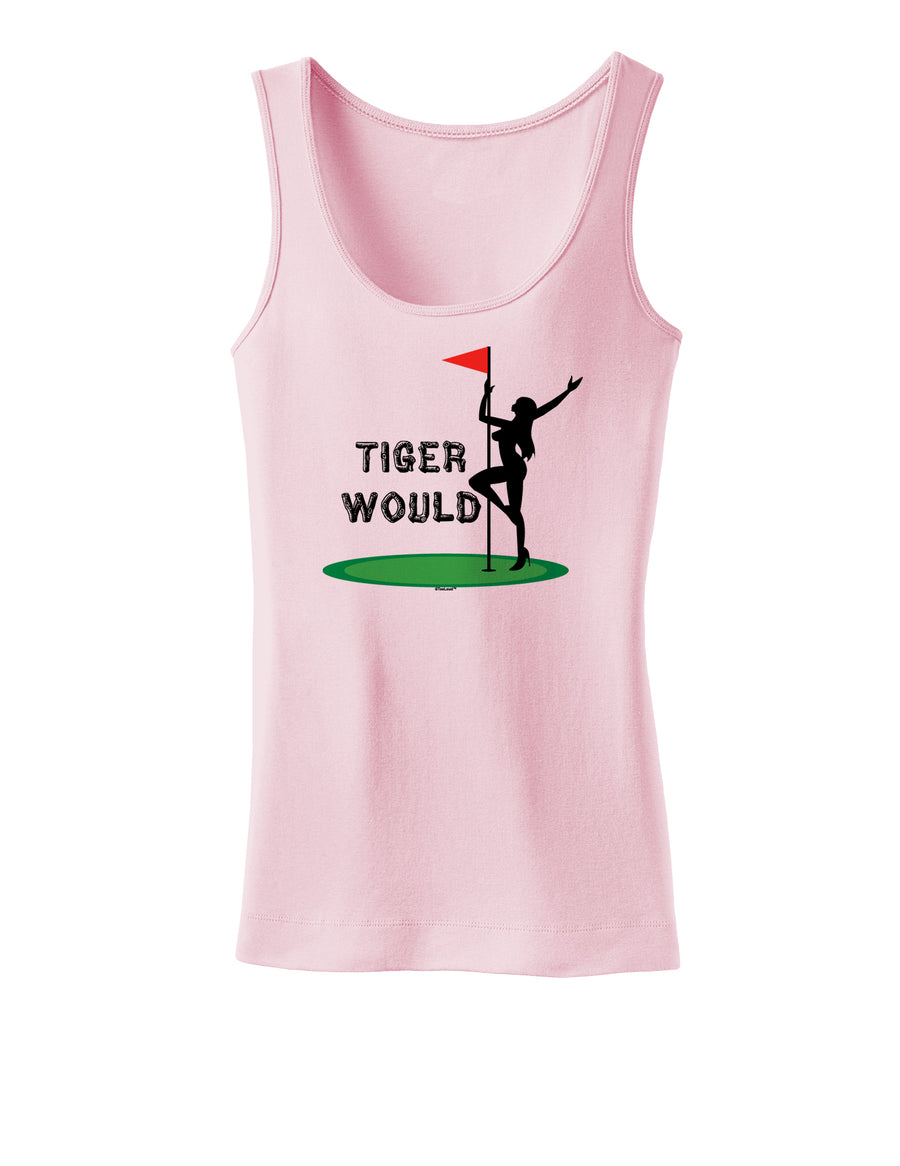 Tiger Would Womens Tank Top-Womens Tank Tops-TooLoud-White-X-Small-Davson Sales