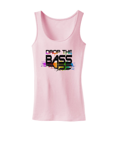 Paint Drop The Bass Womens Tank Top-Womens Tank Tops-TooLoud-SoftPink-X-Small-Davson Sales