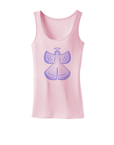 Snow Angel Design - Winter Womens Tank Top-Womens Tank Tops-TooLoud-SoftPink-X-Small-Davson Sales