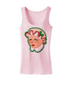 Cute Mrs Claus Face Faux Applique Womens Tank Top-Womens Tank Tops-TooLoud-SoftPink-X-Small-Davson Sales