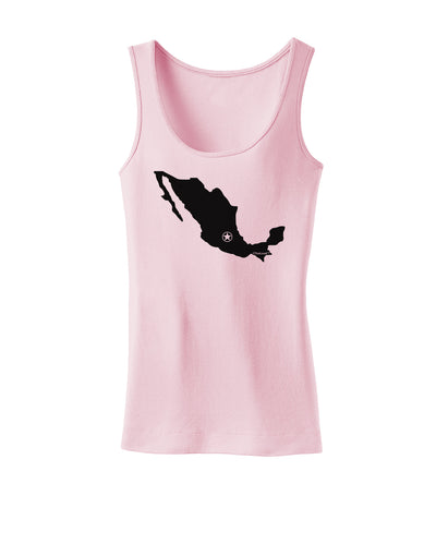 Mexico - Mexico City Star Womens Tank Top-Womens Tank Tops-TooLoud-SoftPink-X-Small-Davson Sales