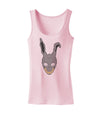 Scary Bunny Face Womens Tank Top-Womens Tank Tops-TooLoud-SoftPink-X-Small-Davson Sales