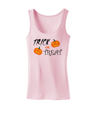 Trick or Treat Pumpkins Womens Tank Top-Womens Tank Tops-TooLoud-SoftPink-X-Small-Davson Sales