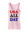 USA All Day - Distressed Patriotic Design Womens Tank Top by TooLoud-Womens Tank Tops-TooLoud-SoftPink-X-Small-Davson Sales