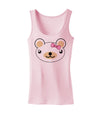 Kyu-T Head - Day Beartholomea Girl Teddy Bear Womens Tank Top-Womens Tank Tops-TooLoud-SoftPink-X-Small-Davson Sales