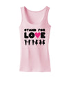 Stand For Love Pink Heart Womens Tank Top-Womens Tank Tops-TooLoud-SoftPink-X-Small-Davson Sales