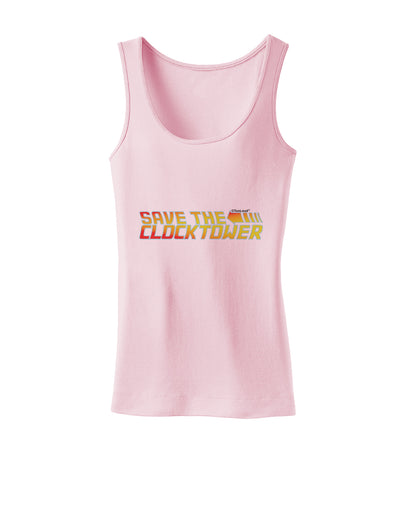 Save The Clock Tower Womens Petite Tank Top by TooLoud-TooLoud-SoftPink-X-Small-Davson Sales